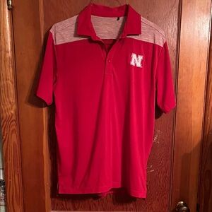 Columbia Red Polo Shirt with Logo
